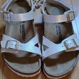Birkenstock Kids White Sandals